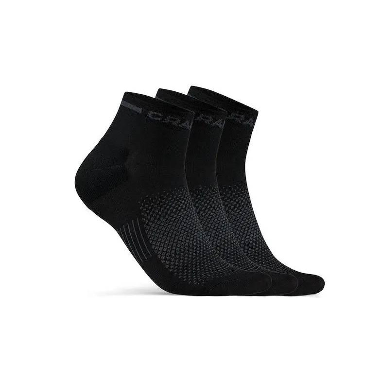 Craft Комплект шкарпеток CORE DRY MID SOCK 3-PACK Чорний - зображення 1