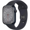 Apple Watch Series 8 GPS 41mm Midnight Aluminum Case w. Midnight Sport Band - Size M/L (MNU83) - зображення 1
