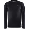 Craft Термокофта чоловіча CORE WARM BASELAYER LS TEE M L Чорний - зображення 1