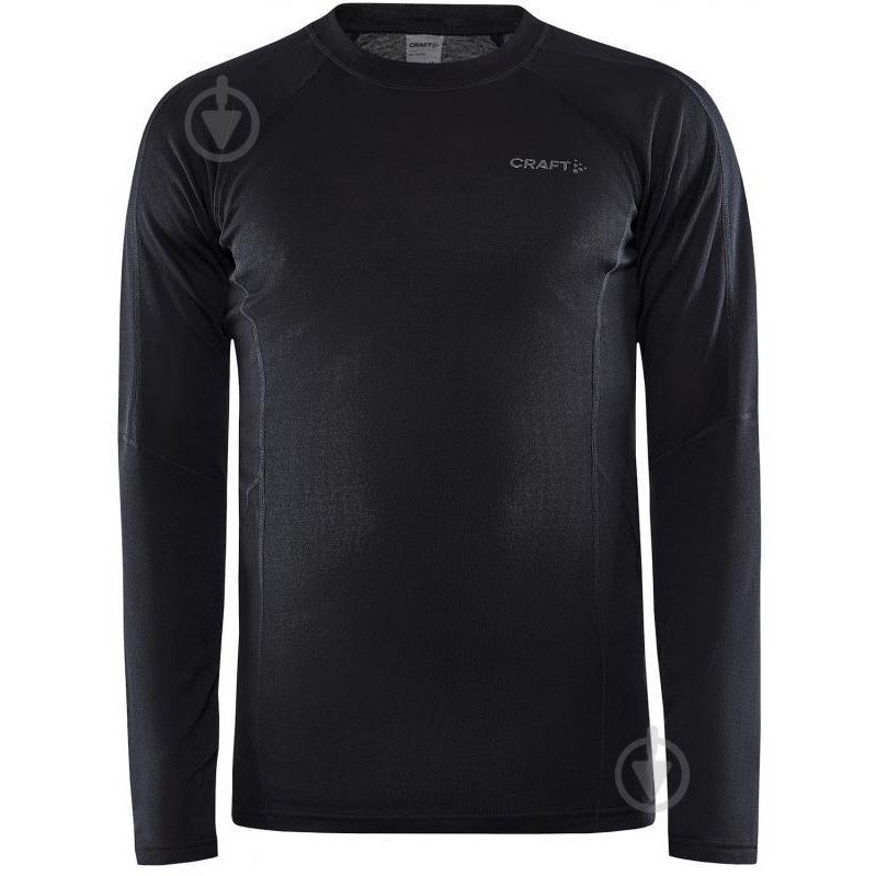 Craft Термокофта чоловіча CORE WARM BASELAYER LS TEE M L Чорний - зображення 1