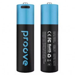 Proove Type-C Compact Energy 2600mAh Lithium-ion AA 2pack Black (RBCE26010008)