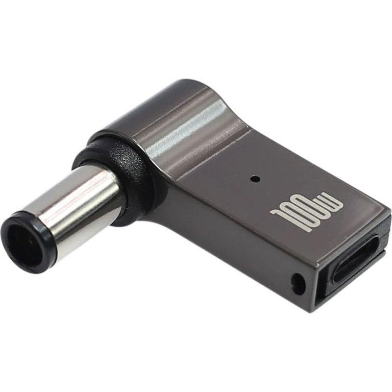 STLab USB Type-C to DC Jack 7.4x5.0mm PD 100W (PD100W-7.4X5.0MM-DELL) - зображення 1