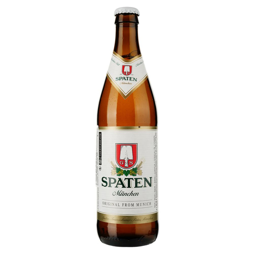 Spaten Пиво  Munchen, світле, фільтроване, 5,2%, 0,5 л (786385) (4072700001171) - зображення 1