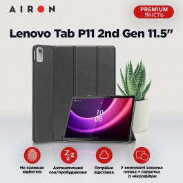 AIRON Premium Lenovo Tab P11 2nd Gen 11.5" + protective film black (4822352781093)