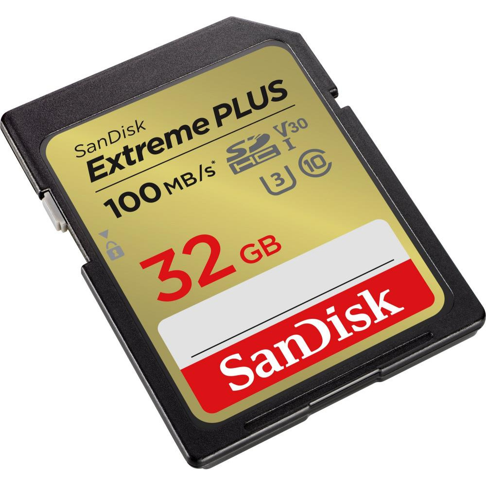 SanDisk 32 GB SDHC UHS-I U3 V30 Class 10 Extreme Plus (SDSDXWT-032G-GNCIN) - зображення 1