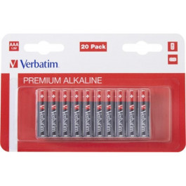 Verbatim AAA bat Alkaline 20шт Premium (49876)