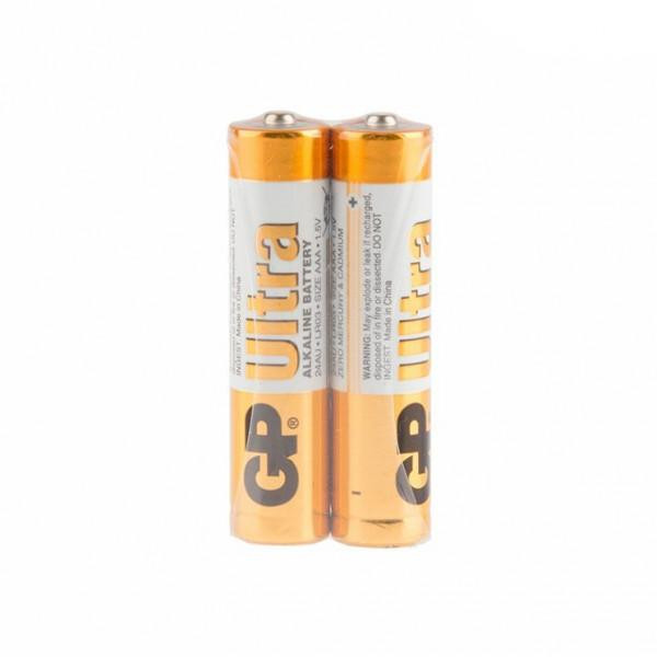 GP Batteries AAA bat Alkaline 2шт Ultra (24AUEBC-2S2) - зображення 1