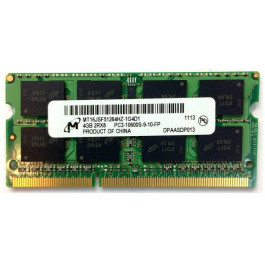 Micron 4 GB SO-DIMM DDR3 1333 MHz (MT16JSF51264HZ-1G4D1)