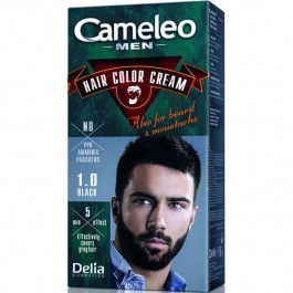 Delia Cosmetics Краска для мужчин  Cameleo Men 1.0 Черный 30 мл (5901350445822)