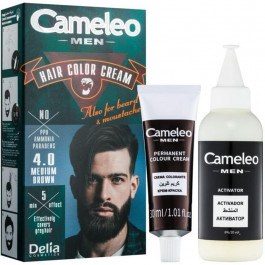 Delia Cosmetics Краска для мужчин  Cameleo Men 4.0 Коричневый 30 мл (5901350445846)
