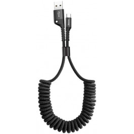 Baseus Fish Eye Spring USB to Type-C Black 1m (CATSR-01)