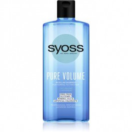 Syoss Pure Volume міцелярний шампунь для об'єму 440 мл