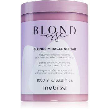 Inebrya BLONDesse Blonde Miracle Nectar інтенсивний поживний догляд для освітленого волосся 1000 мл - зображення 1