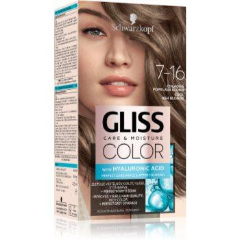 Schwarzkopf Gliss Color перманентна фарба для волосся відтінок 7-16 Cool Ash Blonde 1 кс - зображення 1