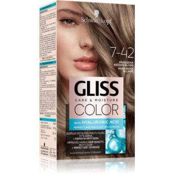 Schwarzkopf Gliss Color перманентна фарба для волосся відтінок 7-42 Nude Beige Blonde 1 кс - зображення 1