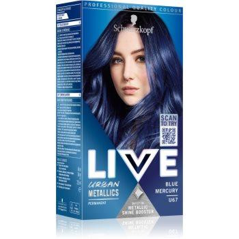 Schwarzkopf LIVE Urban Metallics перманентна фарба для волосся відтінок U67 Blue Mercury - зображення 1