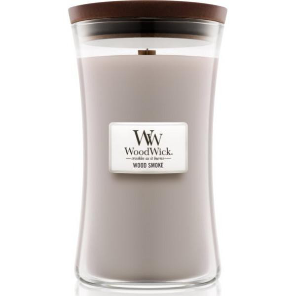 WoodWick Свеча в стакане Large Wood smoke 609г (5038581054797) - зображення 1