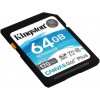 Kingston 64 GB SDXC class 10 UHS-I U3 Canvas Go! Plus SDG3/64GB - зображення 2