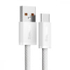 Baseus Dynamic Series Fast Charging Data Cable USB to Type-C 100W 1m White (CALD000602) - зображення 2