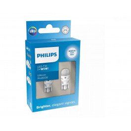Philips W5W LED White Ultinon Pro6000 12В (11961XU60X2)