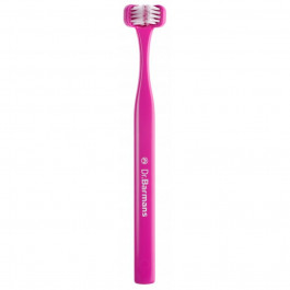 Dr. Barman's Зубна щітка  Superbrush Compact Тристороння М'яка Рожева (7032572876328-pink)
