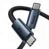 Baseus Flash Series USB4 Full Featured Data Cable USB-C to USB-C 100W 1m Tarnish (CASS010014) - зображення 4