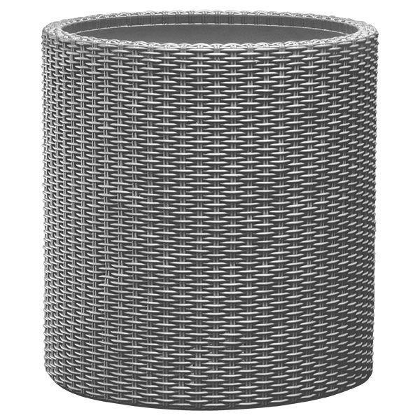 Keter Горщик для квітів  Large Cylinder Planter 224151 мокко (7290106920163) - зображення 1