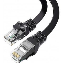 Essager TopSpeed Ethernet Flat Cable STP Cat.6 15м Black (EXCWXB-JSE01)