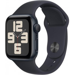 Apple Watch SE 2 GPS + Cellular 40mm Midnight Aluminum Case w. Midnight S. Band - M/L (MNTN3/MRGC3/MRG93)