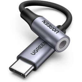 UGREEN AV161 USB-C to jack 3.5mm Black (80154)