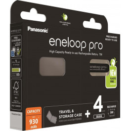 Panasonic Eneloop Pro + Case AAA 930mAh 4шт/уп (BK-4HCDEC4CP)