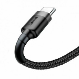 Baseus cafule Cable USB For Type-C 3A 0.5M Gray+Black (CATKLF-AG1)
