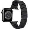 Pitaka Ремінець для Apple Watch 49/45/44mm  Carbon Fiber Watch Band Retro (Black/Grey) AWB2311 - зображення 3