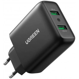 UGREEN 2-Port 36W Quick Charger Black (10216)