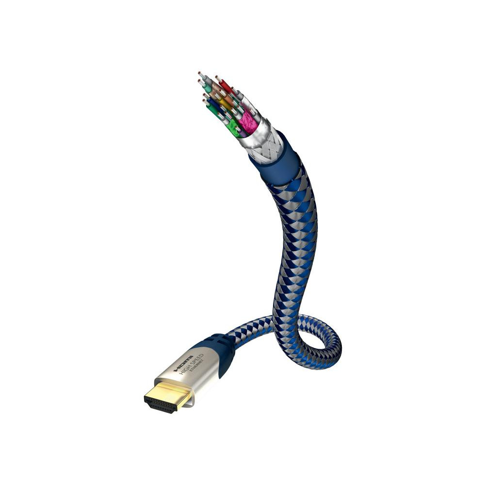 Inakustik Premium High Speed HDMI Cable with Ethernet 3m - зображення 1