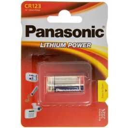 Panasonic 16340 (CR-123A) bat(3B) Lithium 1шт (CR-123AL/1BP)