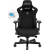 Комп'ютерне крісло для геймера Anda Seat Kaiser 3 L Fabric Black (AD12YDC-L-01-B-CF)