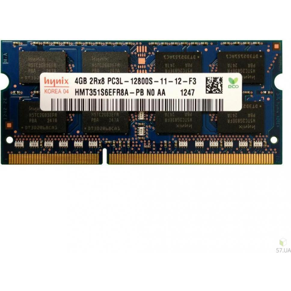 SK hynix 4 GB SO-DIMM DDR3L 1600 MHz (HMT351S6EFR8A-PB) - зображення 1