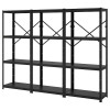 IKEA Книжкова шафа BROR, чорна, 254x40x190 см (594.717.53) - зображення 1