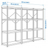 IKEA Книжкова шафа BROR, чорна, 254x40x190 см (594.717.53) - зображення 2