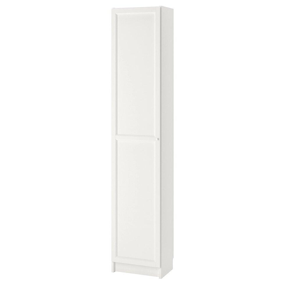 IKEA BILLY /OXBERG Книжкова шафа біла 40x42x202 (793.041.26) - зображення 1