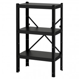 IKEA Книжкова шафа BROR, чорна, 65x40x110 см (392.726.41)