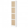 IKEA BILLY/HOGADAL Книжкова шафа біла 40х30х202 (295.624.91) - зображення 1