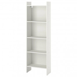 IKEA BAGGEBO Книжкова шафа біла 50х25х160 (204.367.13)