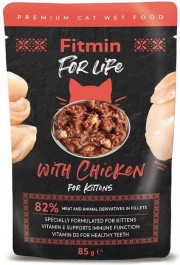   Fitmin For Life pouch For Kitten with Chicken 85 г (8595237015153)