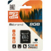 Mibrand 8 GB microSDHC Class 10 + SD Adapter MICDHC10/8GB-A - зображення 1