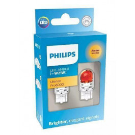 Philips WY21W LED Ultinon Pro6000 SI 12V WX3x16d amber (11065AU60X2)