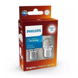 Philips R5W/R10W LED White Ultinon Pro6000 24В (24805CU60X2)