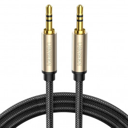 UGREEN AV125 3.5mm Male to 3.5mm Male Braided Audio Cable mini-jack 3.5 мм 3м Gray (10605)