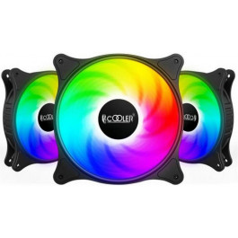   PCCooler FX 120 ARGB Black 3-Pack (F3-C120BKAM3-GL)